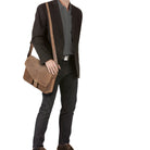 Messenger Bag Leder braun