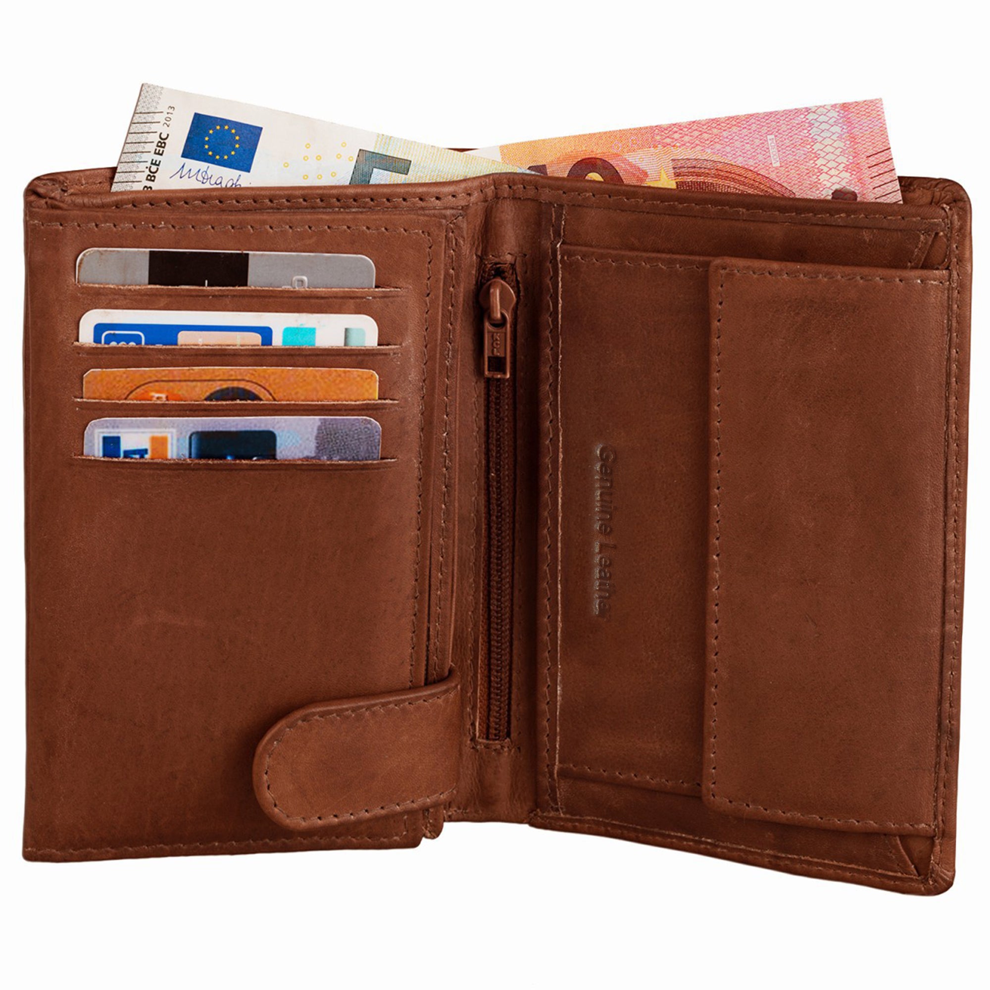Portmonee Leder braun