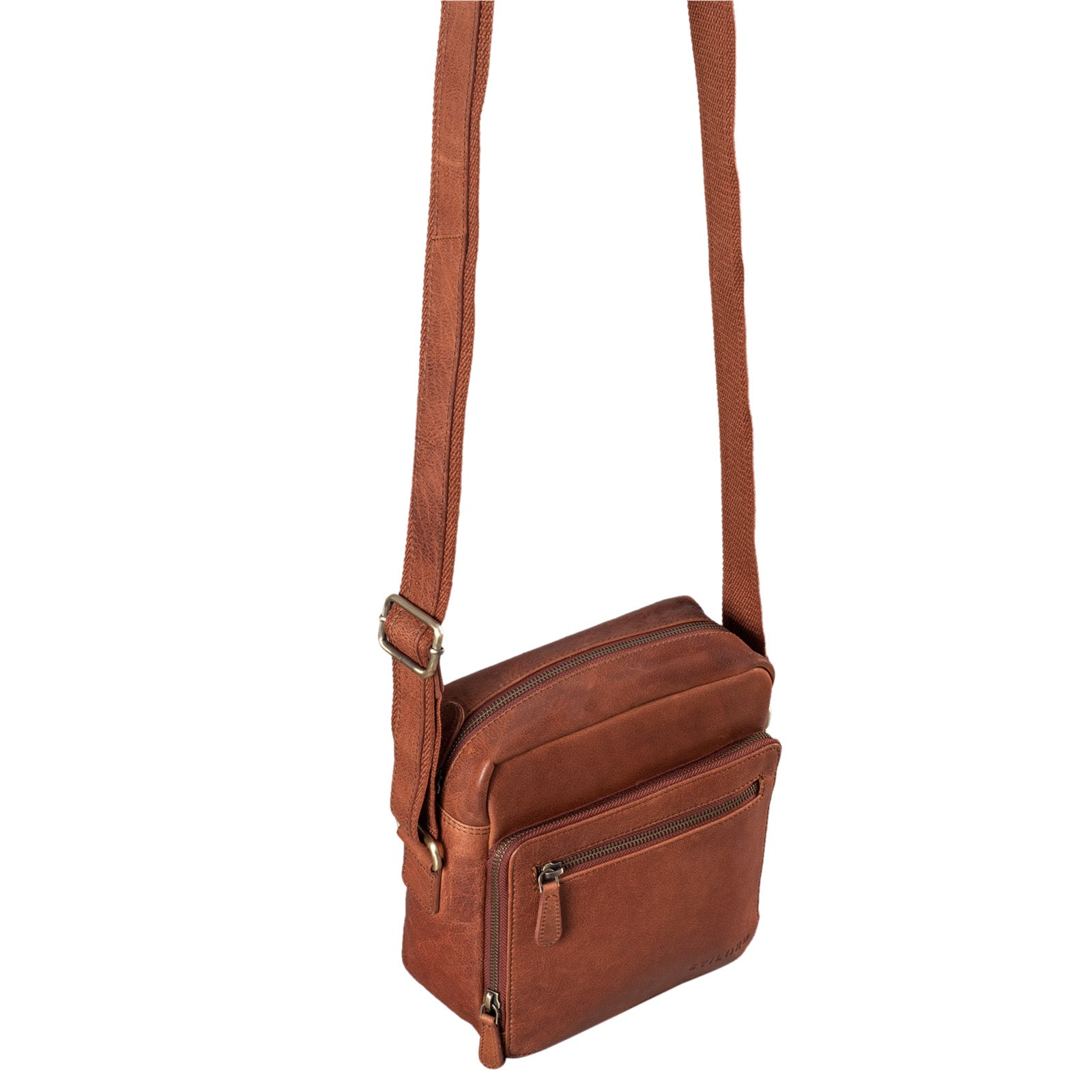 Kleine Leder Messenger Bag