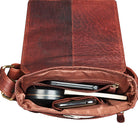 Kleine Schultertasche Leder Vintage