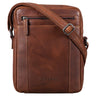 "Fox" Męska Torba Skórzana Vintage Messenger Mała i Elegancka