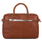 Große braune Schultasche
