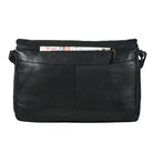 17.3 Zoll Laptop-Tasche Echt-Leder schwarz