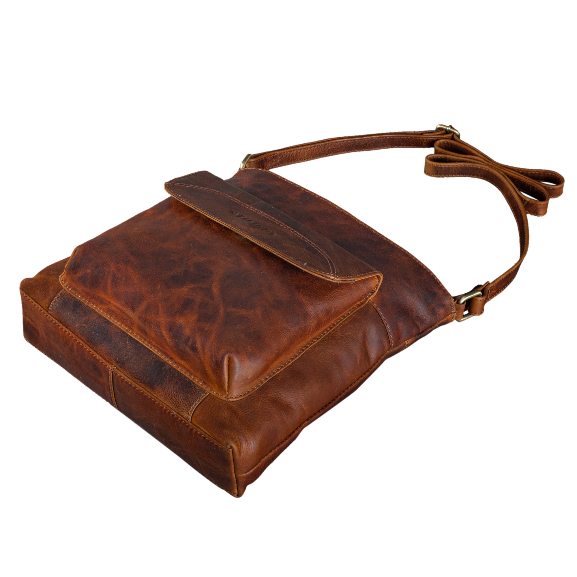 braune Leder Handtasche Damen