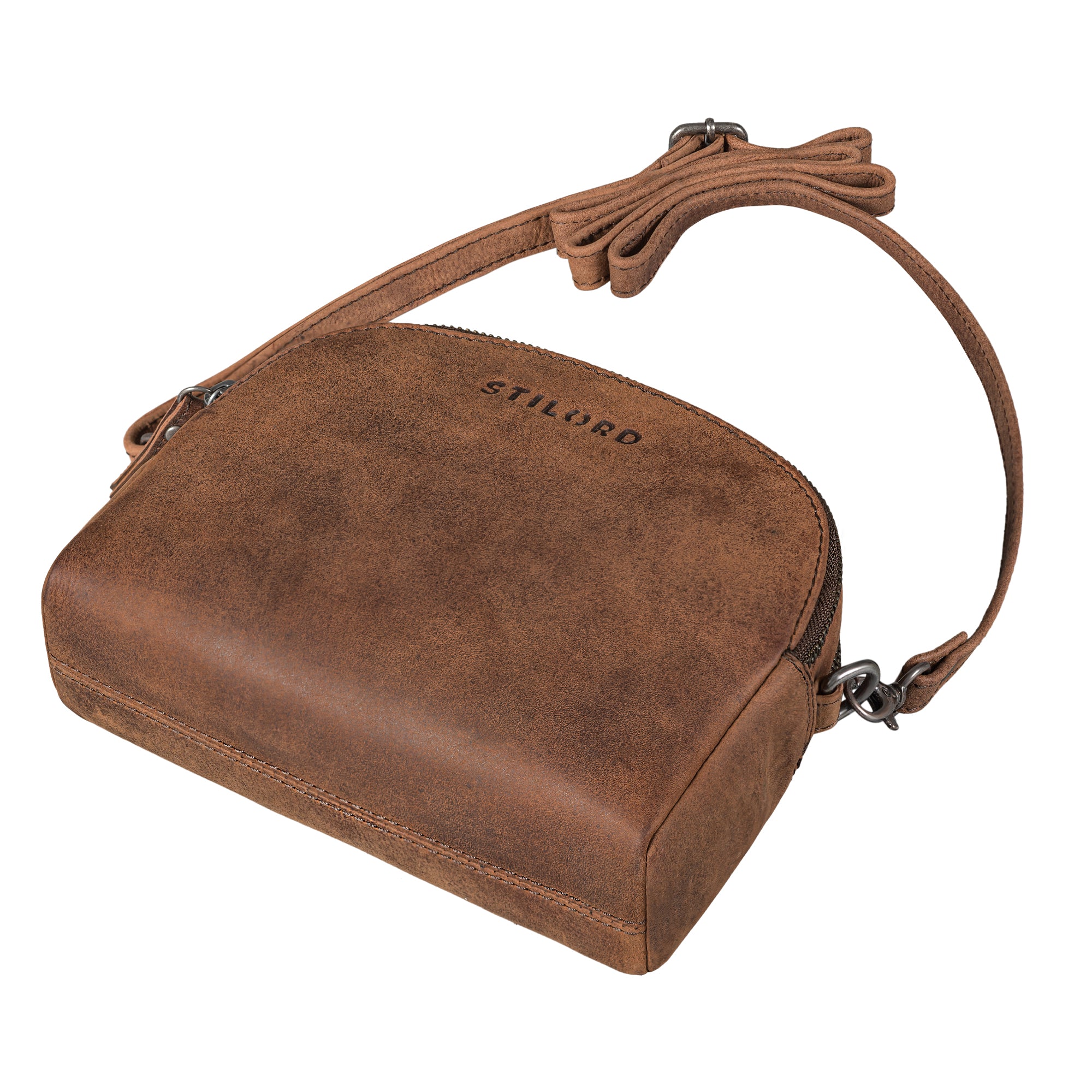Kleine Braune Ledertasche Frauen