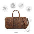 braune reisetasche leder herren