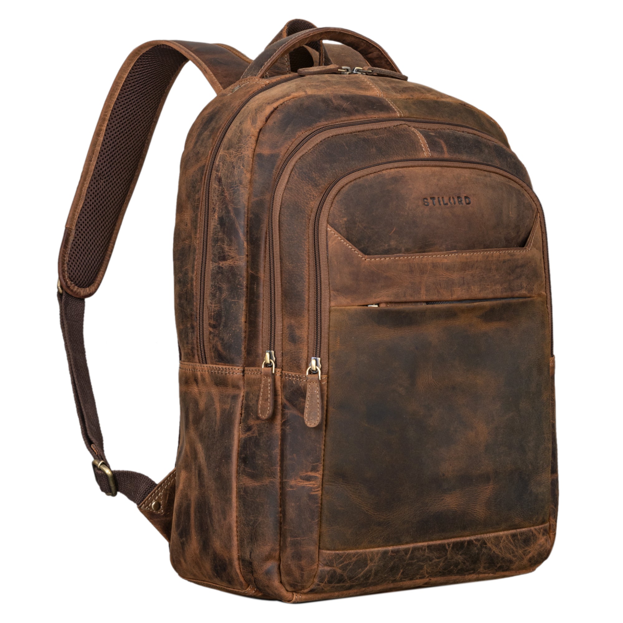 leder bürorucksack herren braun