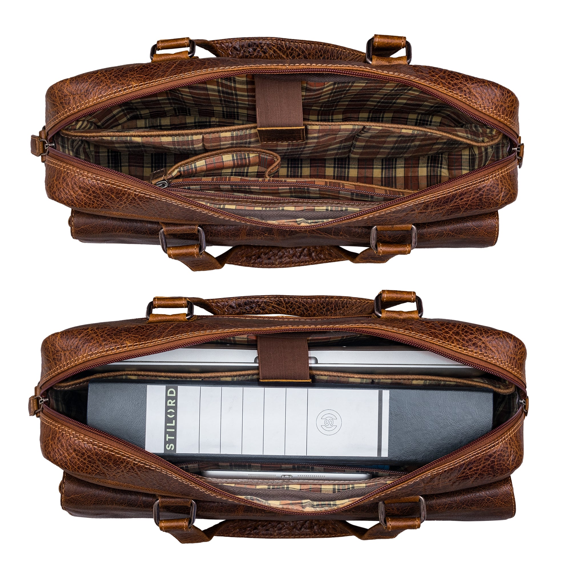 Herren businesstasche leder damen braun