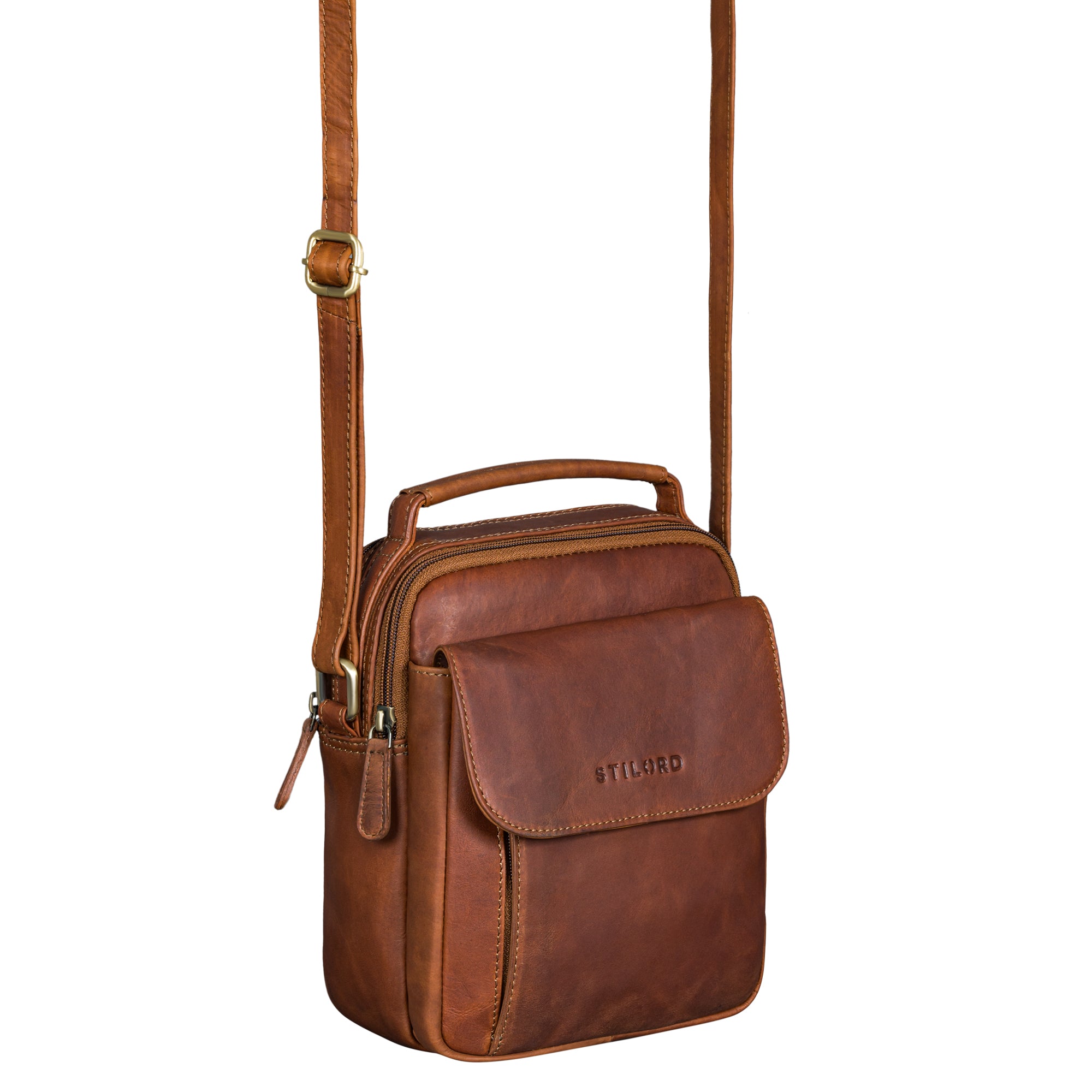 braun crossbody bag damen klein