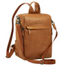 "Tarik" Skórzany Plecak 2-w-1 z Ochroną Przed Kradzieżą i Torebką