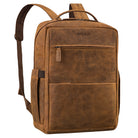 Leder Businessrucksack Herren braun