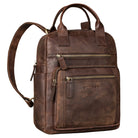 Frauen Lederrucksack klein braun