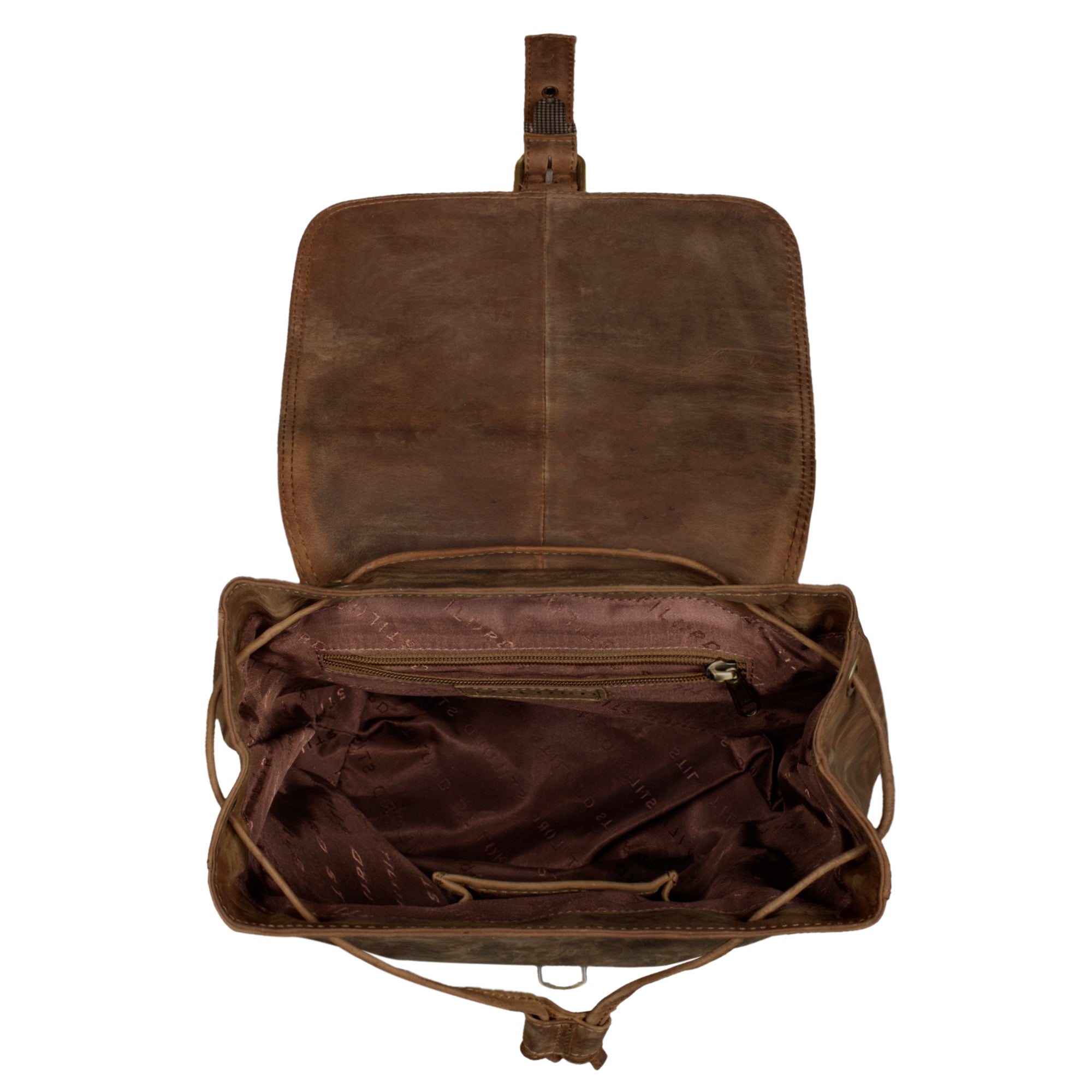 Rindsleder Rucksack Damen