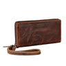 "Poppy" 3-w-1 Portfel Skórzany z Miejscem na Telefon Kobiet Torebka Clutch