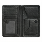 XL Leder Portemonnaie Herren Schwarz Lang Hochformat mit Münzfach RFID Schutz, für 11 Karten