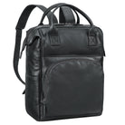 Lederrucksack Damen schwarz