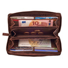 großes Portemonnaie braun Vintage