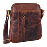 "Emerson" Mała Męska Torba Skórzana na Ramię Crossbody Torba