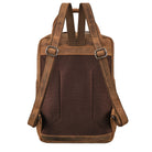damen rucksack echt leder  braun