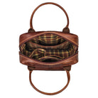 damen rucksack echt leder  braun