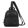 Business Rucksack klassisch Leder schwarz