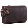 "Reinhold" Vintage Messenger Bag Męska Skórzana na Laptop 15,6–16 Cali