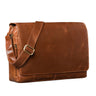 "Reinhold" Vintage Messenger Bag Męska Skórzana na Laptop 15,6–16 Cali