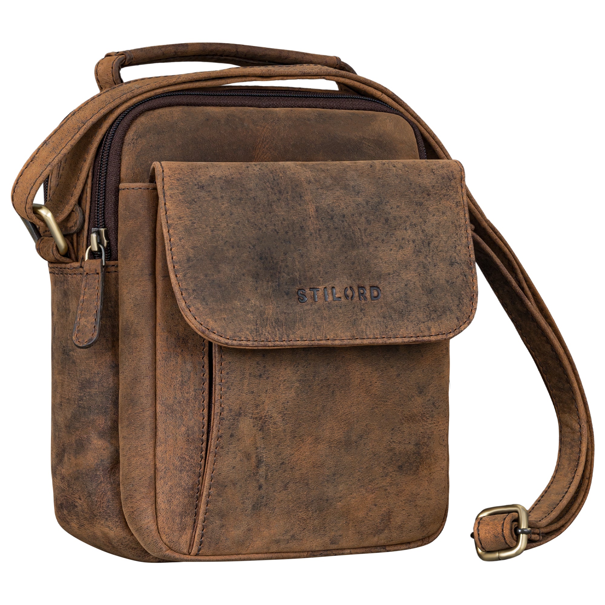 herren messenger tasche leder braun