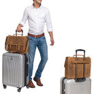Business Ledertasche Braun