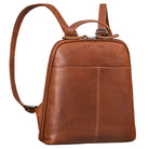 Kleiner Damenrucksack Leder Braun Vintage
