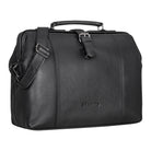 Antike Ledertasche schwarz Leder