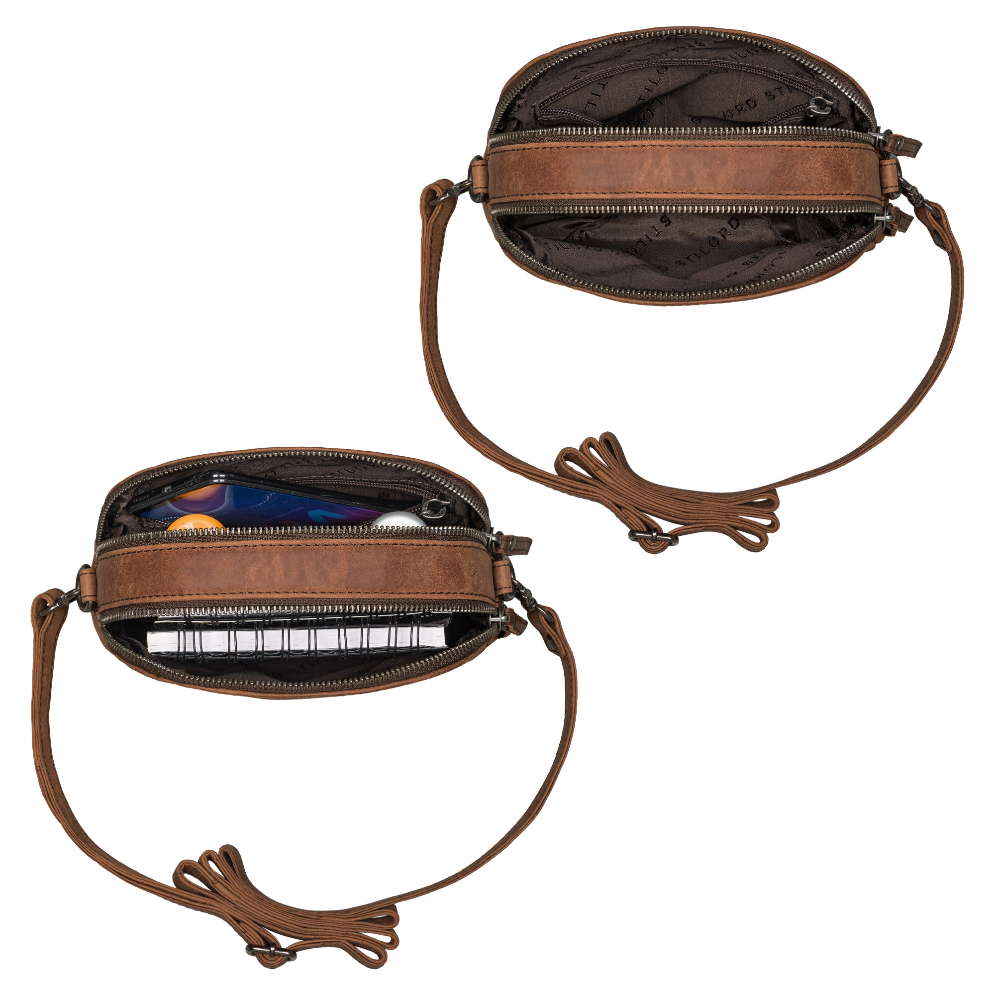 Ledertasche Braun Damen Echtleder