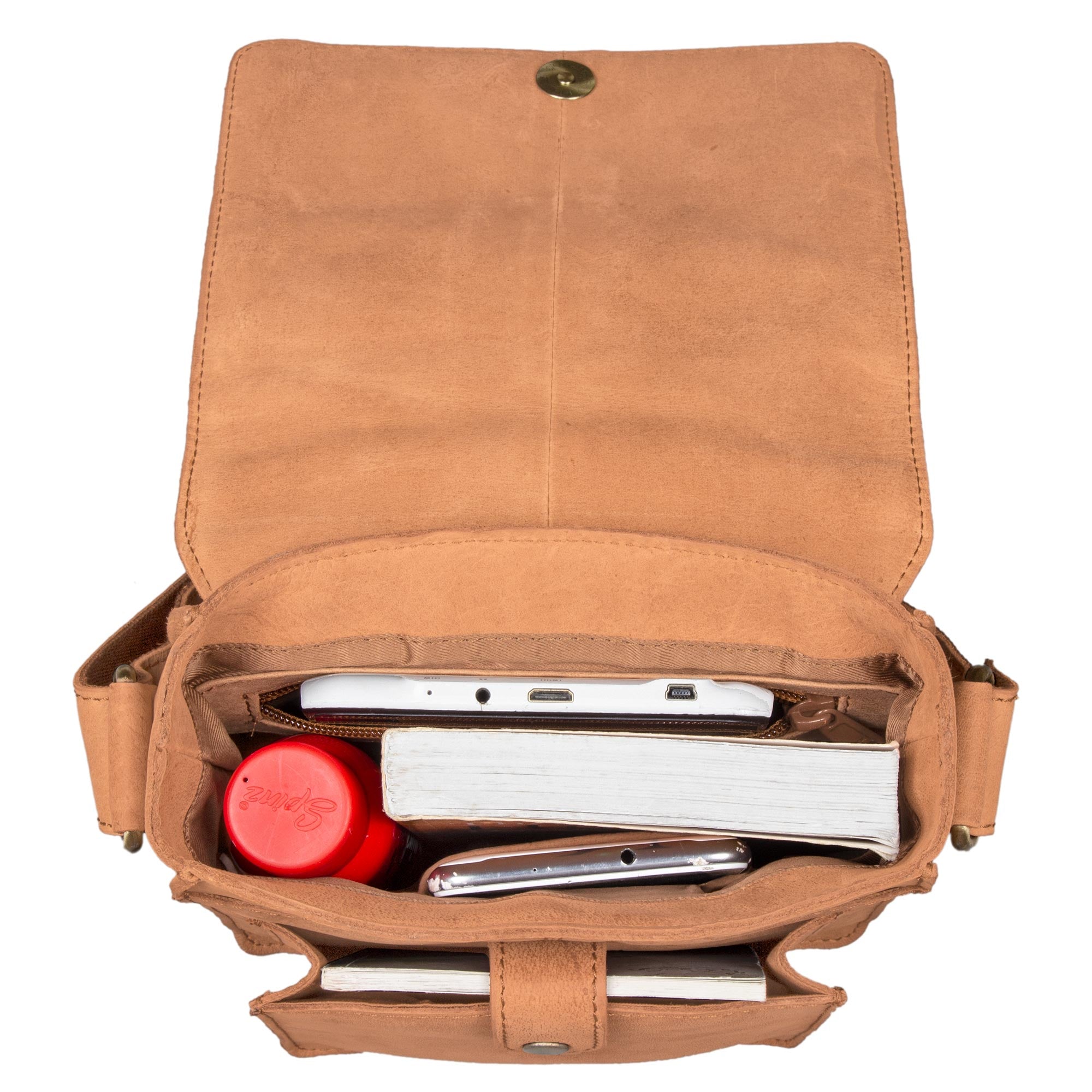 Männertasche Leder braun