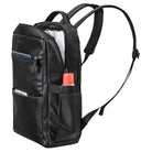 Leder Businessrucksack Herren schwarz