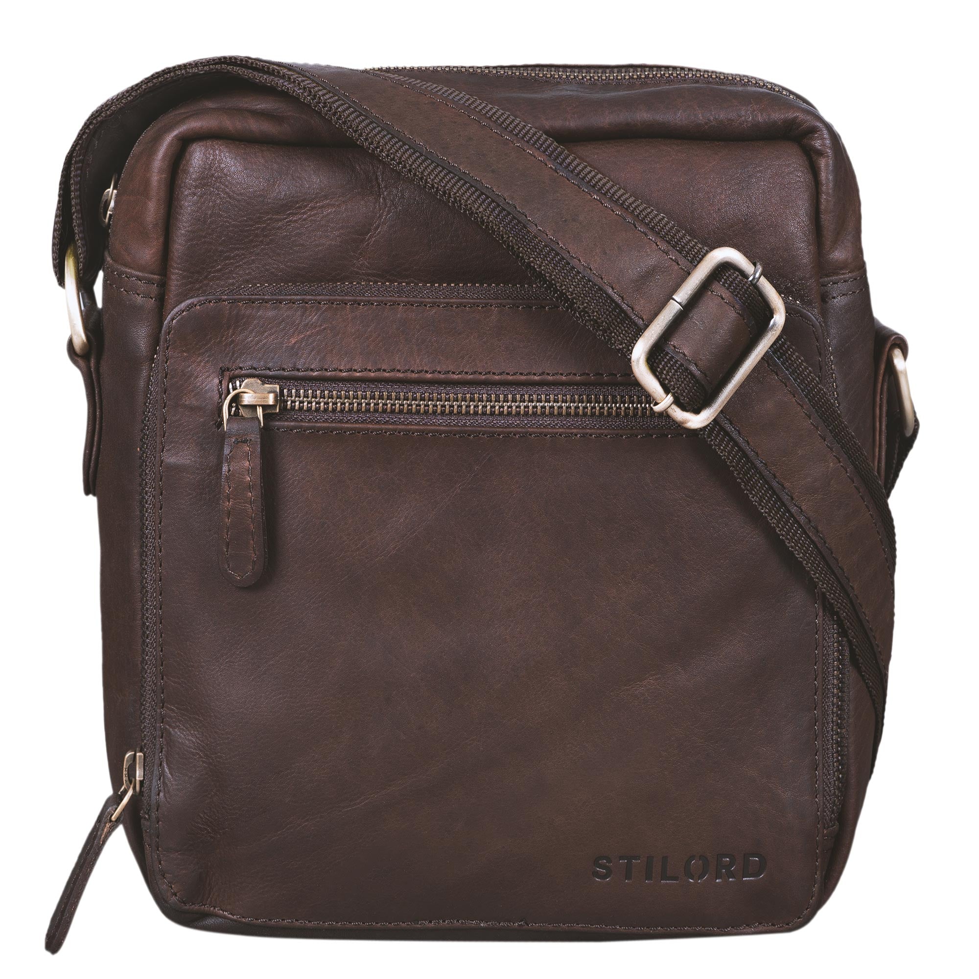 schultertasche herren klein Leder