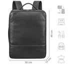Arbeitsrucksack Laptopfach Schwarz