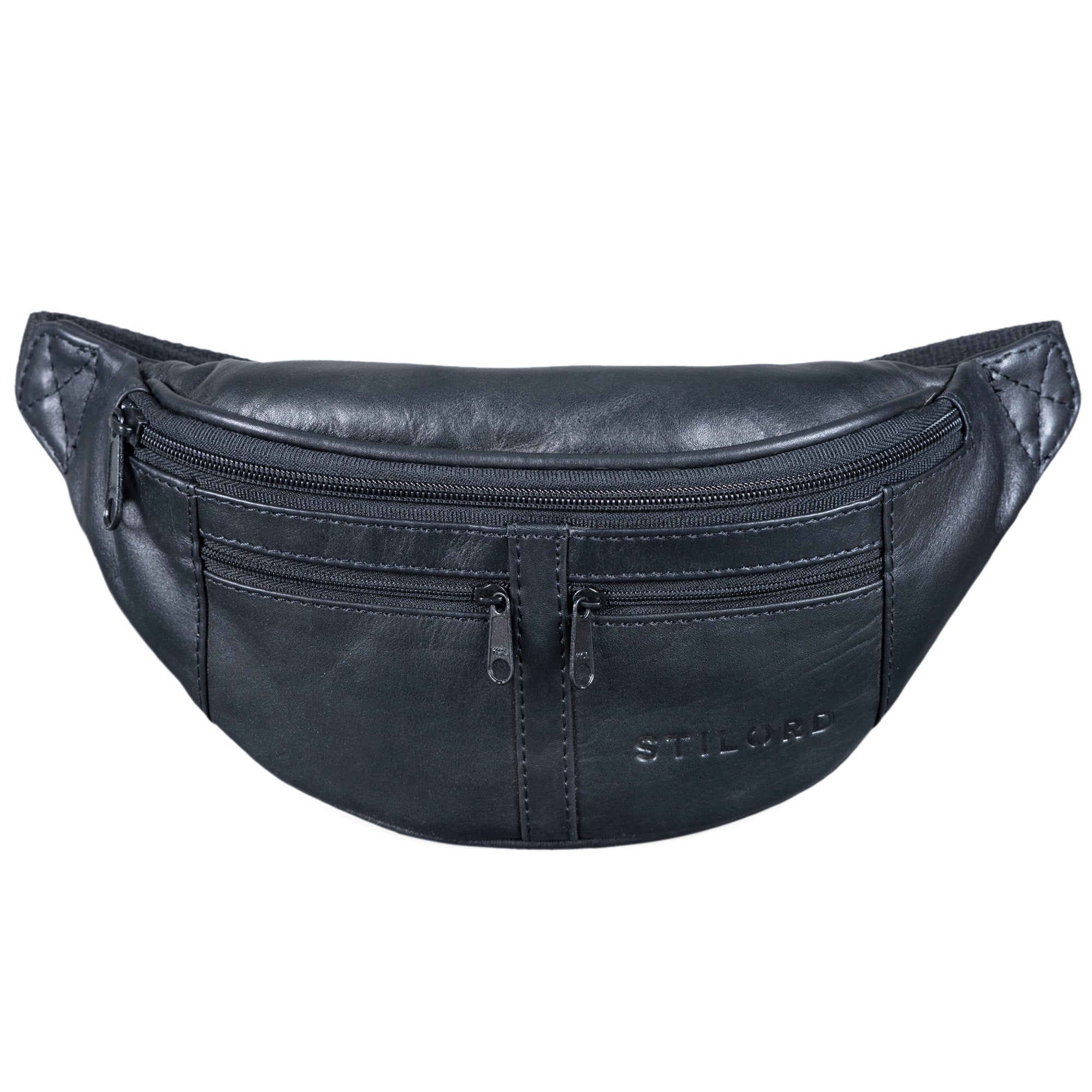 Buachtasche leder schwarz