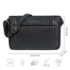 kleine Damen Handtasche in schwarz