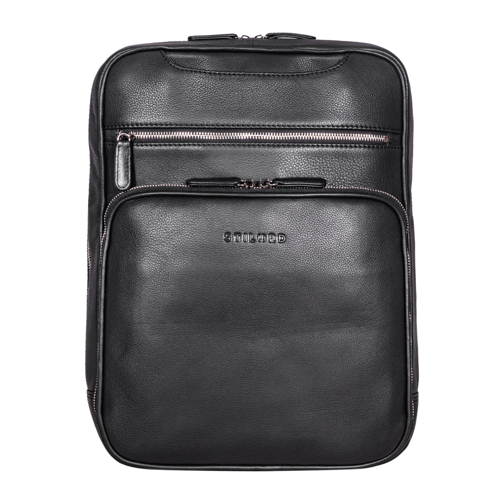 schwarzer Studentenrucksack groß