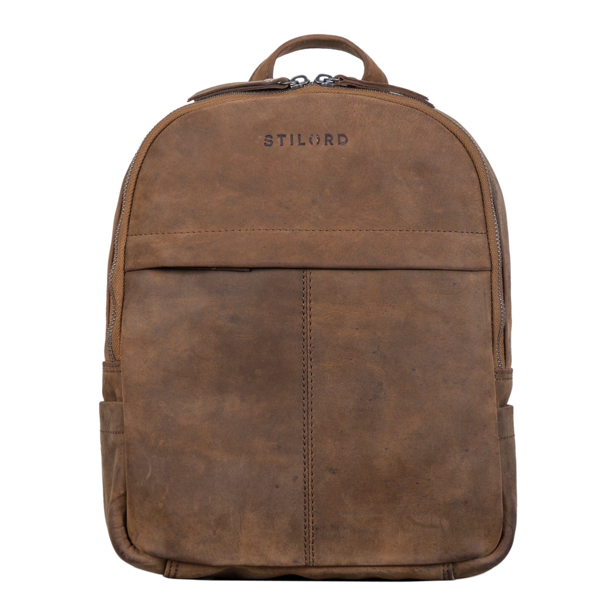 Leder Rucksack klein braun
