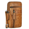 „Asher“ Skórzany Portfel Męski Vintage Saszetka Na Pas Crossbody