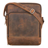"Faro" Torba Vintage Męska Mała Skórzana Messenger Bag