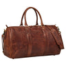 damen leder weekender herren cognac
